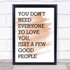 Watercolour The Greatest Showman Everyone To Love You Song Lyric Quote Print