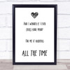 Lady Antebellum Need You Now Song Lyric Quote Print