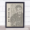 Elvis Presley All Shook Up Face Shadow Song Lyric Quote Print