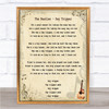 The Beatles Day Tripper Song Lyric Quote Print