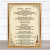 Blink-182 I Miss You Song Lyric Quote Print