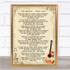 The Beatles Penny Lane Song Lyric Vintage Quote Print