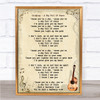 Coldplay A Sky Full Of Stars Song Lyric Vintage Quote Print