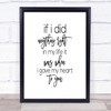 Anything Right Quote Print Poster Typography Word Art Picture