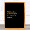 Better To Cross The Line Quote Print Black & Gold Wall Art Picture