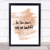 Cold But Beautiful Quote Print Watercolour Wall Art