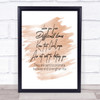 Difficult Time Quote Print Watercolour Wall Art