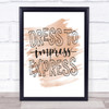 Dress To Express Quote Print Watercolour Wall Art