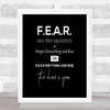 Forget Everything Quote Print Black & White
