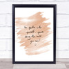 Gentle With Yourself Quote Print Watercolour Wall Art
