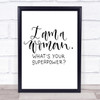 I Am Woman Quote Print Poster Typography Word Art Picture