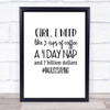 I'm Just Saying Quote Print Poster Typography Word Art Picture