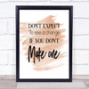 Make One Quote Print Watercolour Wall Art