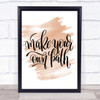Make Your Own Quote Print Watercolour Wall Art