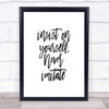 Never Imitate Quote Print Poster Typography Word Art Picture