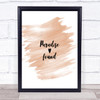 Paradise Quote Print Watercolour Wall Art