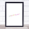 Purpose Fuels Passion Rainbow Quote Print