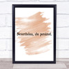 She Persisted Quote Print Watercolour Wall Art