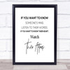 Someone's Mind Quote Print Poster Typography Word Art Picture