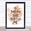 Good Heart Quote Print Watercolour Wall Art