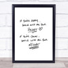 If Your Happy Heart Quote Print Poster Typography Word Art Picture