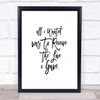 Love I Gave Quote Print Poster Typography Word Art Picture