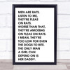 Grease Men Are Rats Quote Wall Art Print