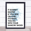 Blue Grease Vince Fontane Dancin' Shoes Quote Wall Art Print