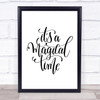 A Magical Time Quote Print Poster Typography Word Art Picture