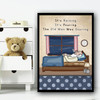 It's Raining, It's Pouring Nursery Rhyme Children's Nursery Bedroom Print