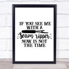 Funny Seam Ripper Sewing Quote Typography Wall Art Print