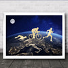 Triathlon Across The World Decorative Wall Art Print