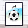 Football Goal Decorative Wall Art Print