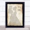 Kodaline The One Lesbian Couple Two Ladies Dancing Song Lyric Print - Or Any Song You Choose