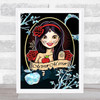 Bad Princess Range Disney Snow White Darkside Wall Art Print