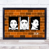 Black Lives Matter Wall Orange Wall Art Print