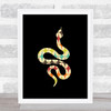 Python In Retro Wall Art Print