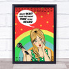 Vintage Lady Don't Wait For The Right Time To Be Heard Wall Art Print