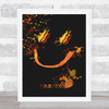 Preston YouTuber Fire Blaze Face Children's Kids Wall Art Print