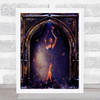 Gothic Archway Ballerina Home Wall Art Print