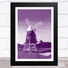 Windmill Collection Design 2 Home Wall Art Print