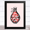 Love Poison Bottle Home Wall Art Print