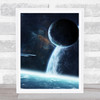 Celestial Collection Planets Space Design 6 Home Wall Art Print