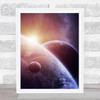 Celestial Collection Planets Space Design 8 Home Wall Art Print