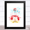 Forky Toy Story Splatter Art Children's Kids Wall Art Print