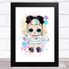 80's Bb Surprise Lol Doll Splatter Art Children's Kid's Wall Art Print