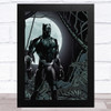 Black Panther Vintage Retro Children's Kid's Wall Art Print