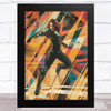 Black Widow Abstract Orange Children's Kid's Wall Art Print