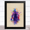 Nebula Watercolour Splatter Children's Kid's Wall Art Print