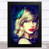 Taylor Swift Roses Are Red Gothic Glitch Poster Celeb Wall Art Print
